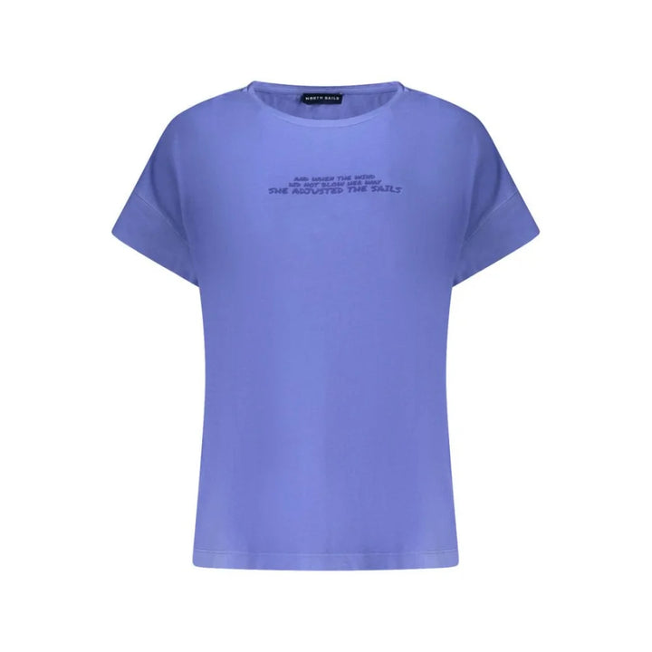 North Sails Blue Cotton Women T-Shirt