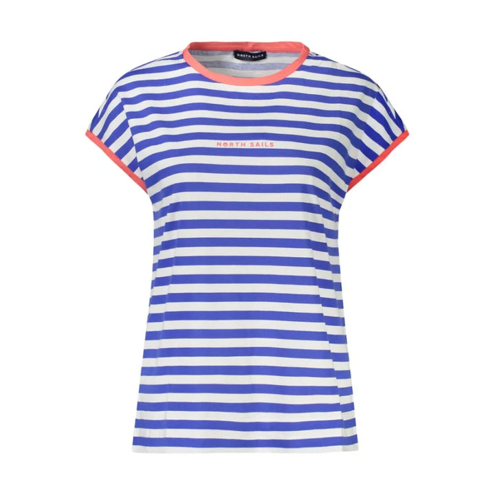 North Sails Blue Cotton Women T-Shirt