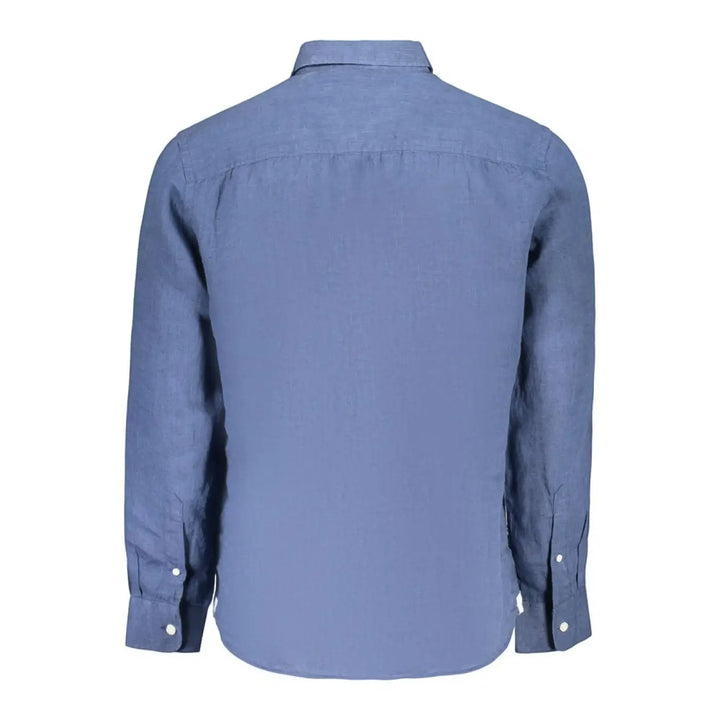 North Sails Blue Linen Men’s Shirt