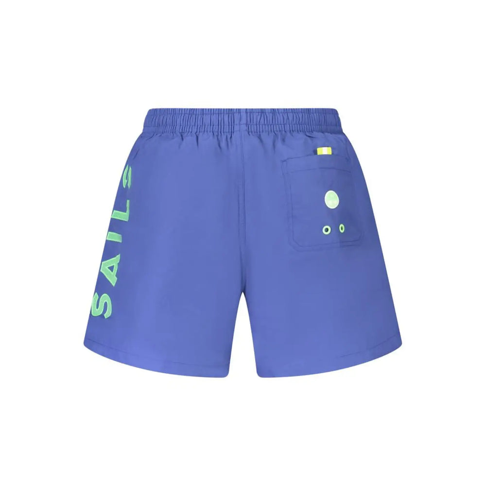 North Sails Blue Nylon Men’s Swim Trunk