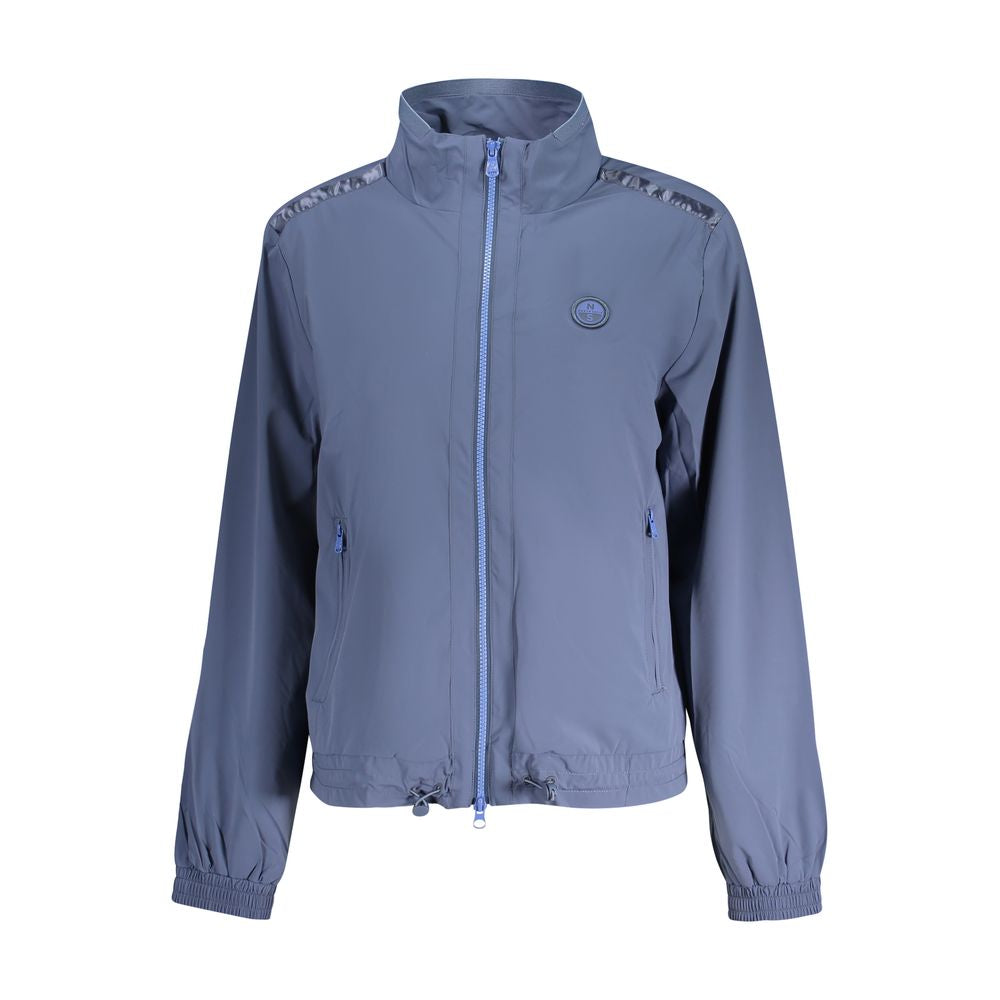 North Sails Windbreakers - Blue Nylon Women Jacket