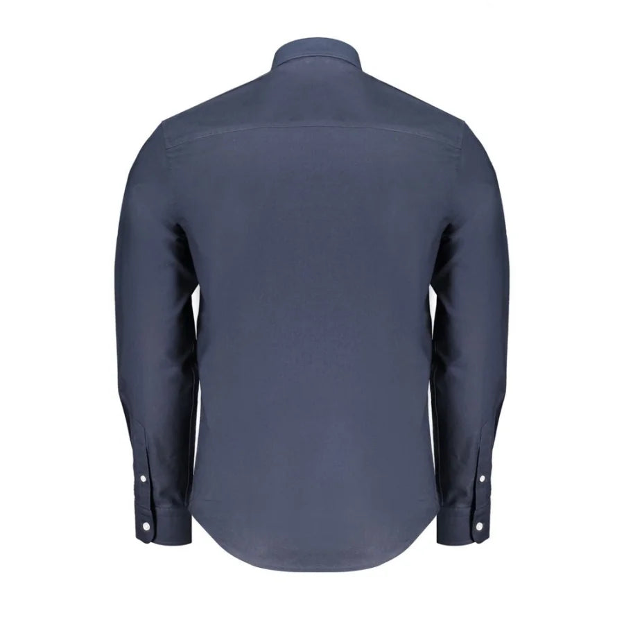 North Sails Blue Organic Cotton Men Shirt