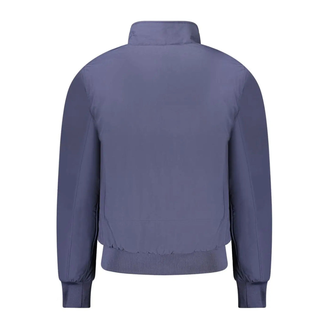 North Sails Blue Polyester Men’s Bomber Jacket