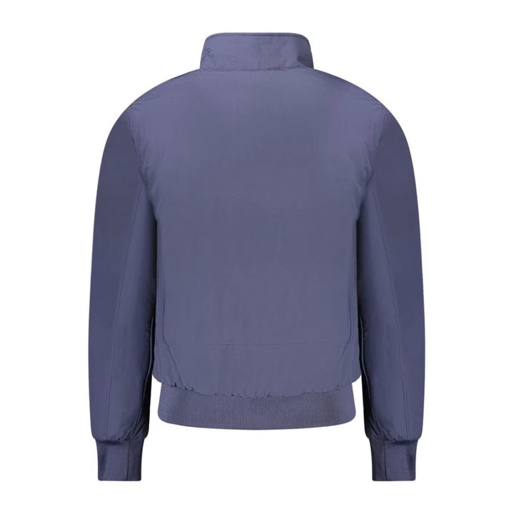 North Sails Blue Polyester Men’s Bomber Jacket