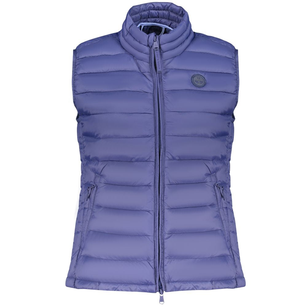 North Sails Vests - Blue Polyester Women Jacket