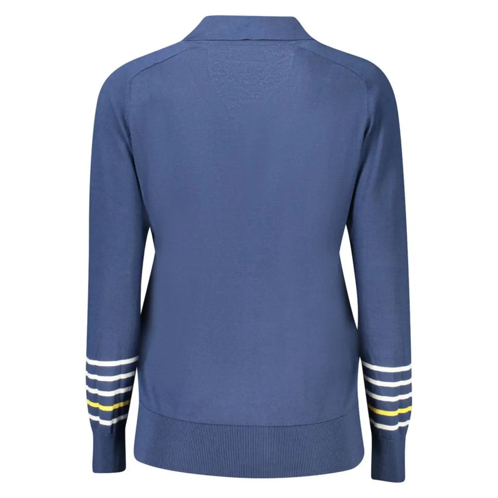 North Sails Blue Viscose Women Sweater