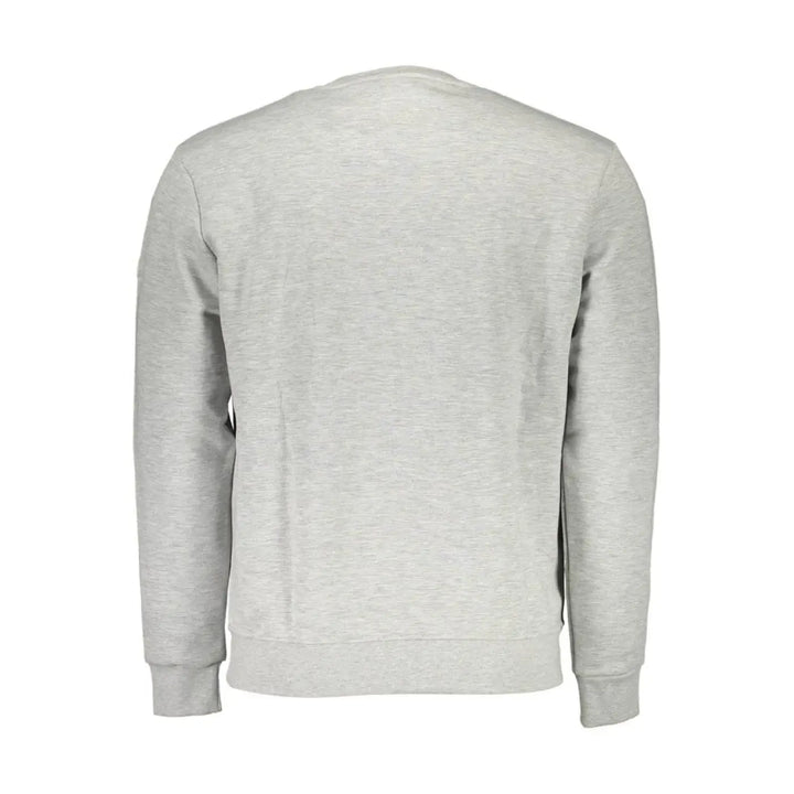 North Sails Gray Cotton Men Sweatshirt