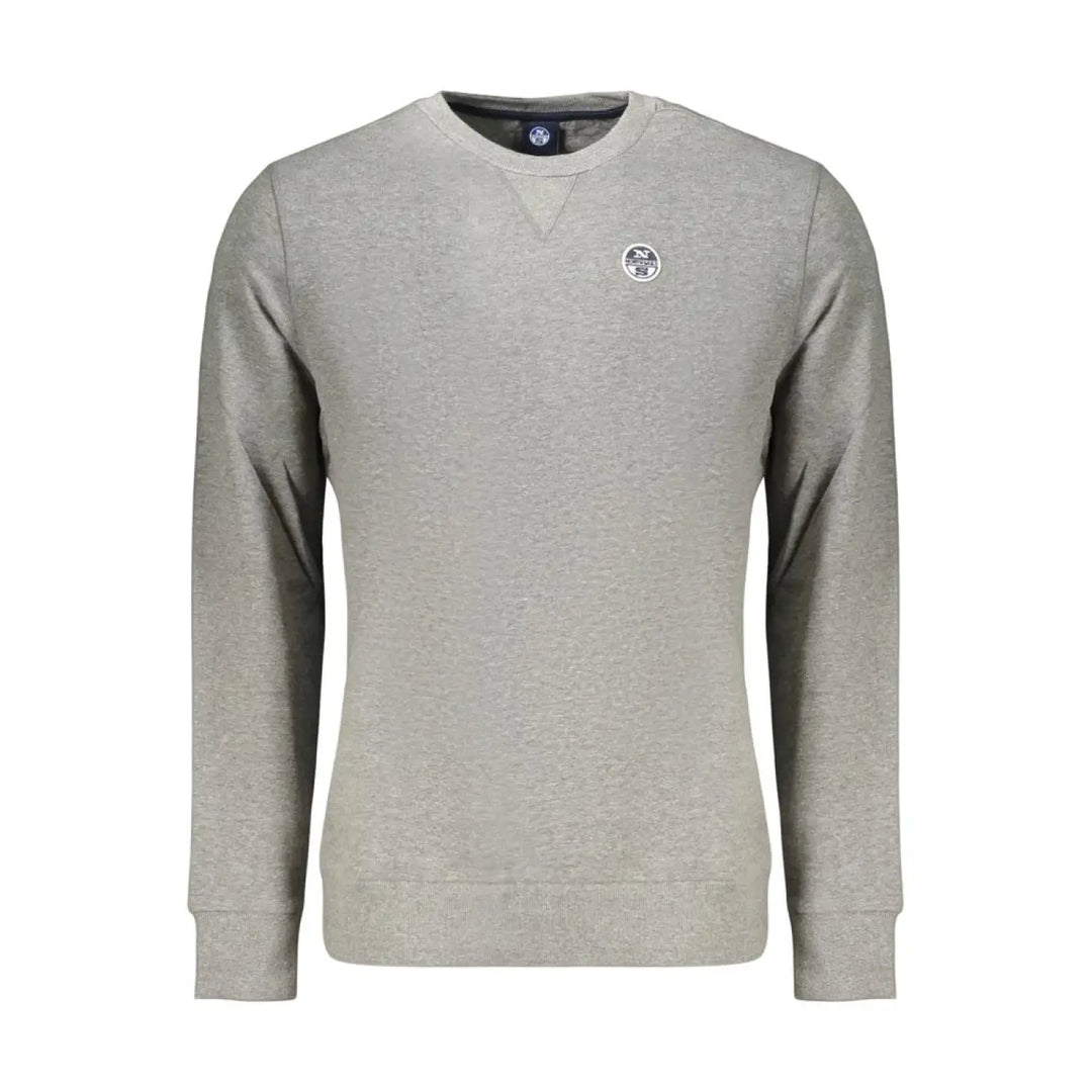 North Sails Gray Cotton Men’s Sweatshirt