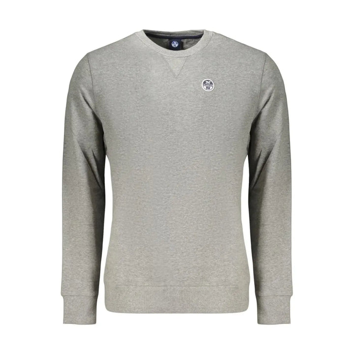 North Sails Gray Cotton Men’s Sweatshirt