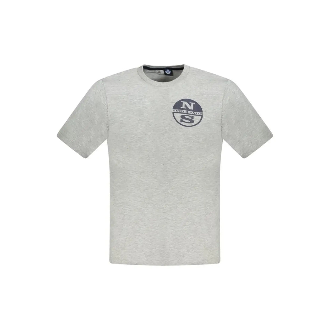 North Sails Gray Cotton Men’s T-shirt