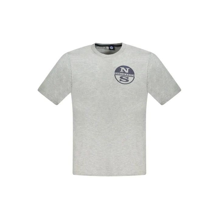 North Sails Gray Cotton Men’s T-shirt