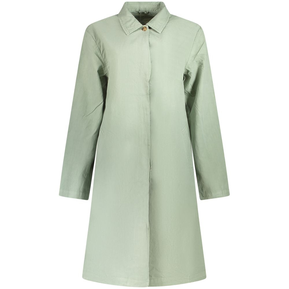 North Sails Trench Coats - Green Cotton Coat