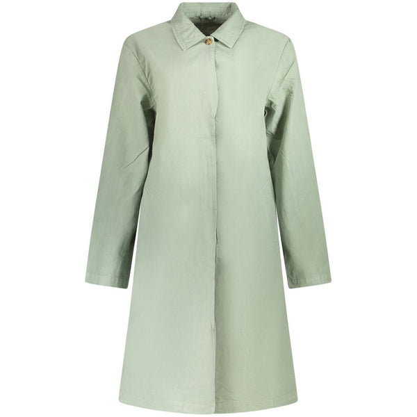 North Sails Trench Coats - Green Cotton Coat
