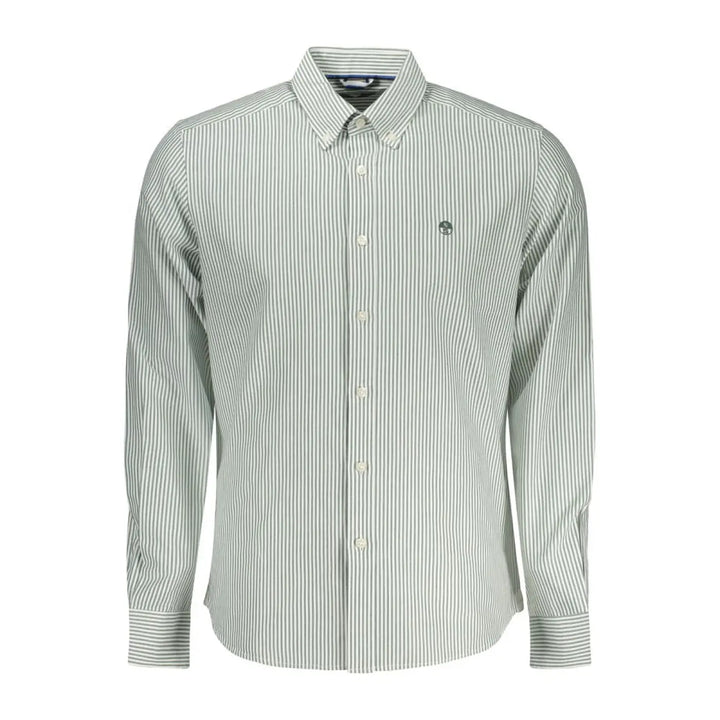 North Sails Green Cotton Men Shirt