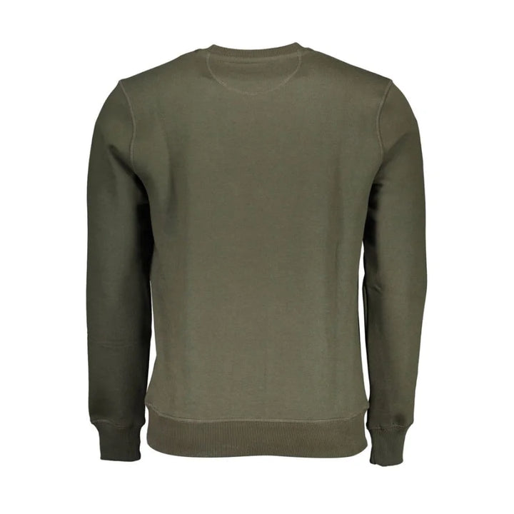 North Sails Green Cotton Men Sweater