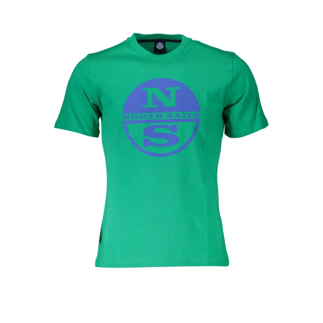 North Sails Green Cotton Men T-shirt