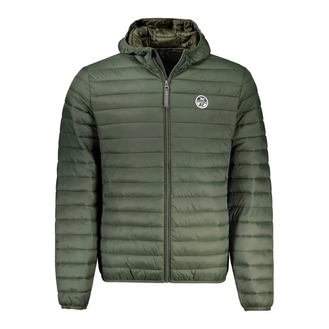 North Sails Green Polyamide Men Jacket