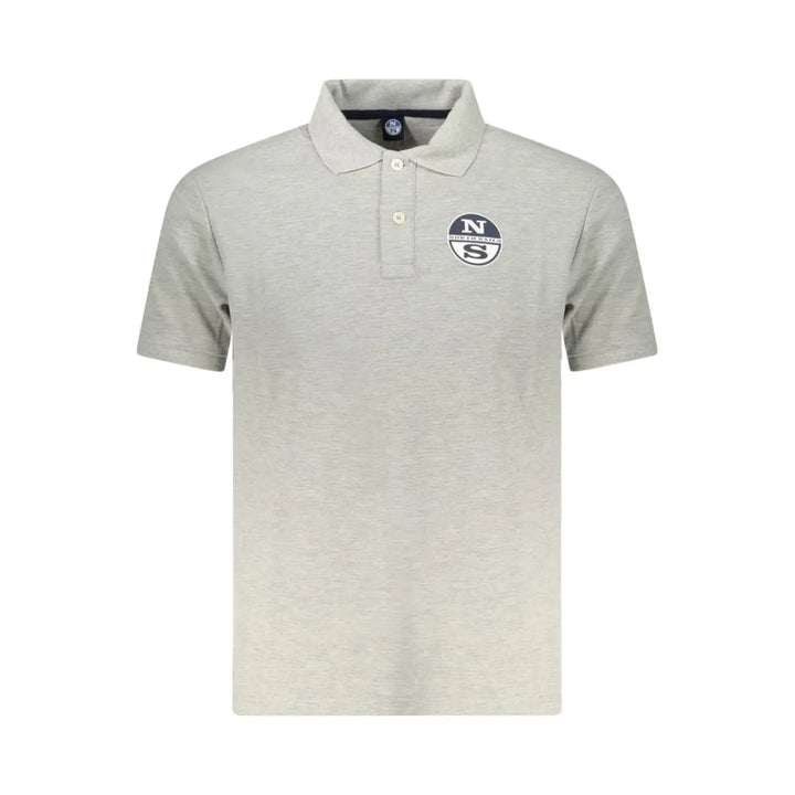 North Sails Grigio Cotton Men Polo
