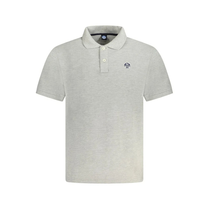 North Sails Grigio Cotton Men Polo