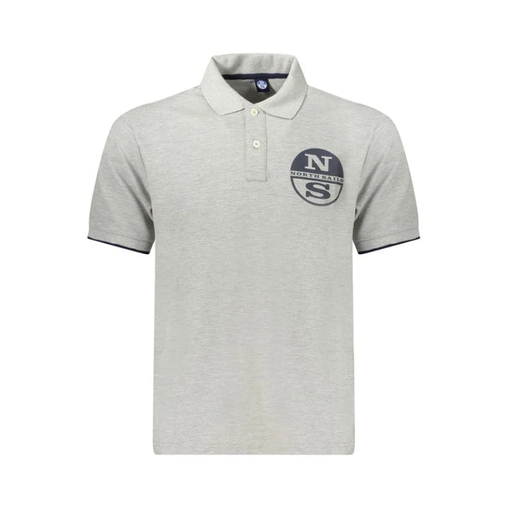 North Sails Grigio Cotton Men Polo