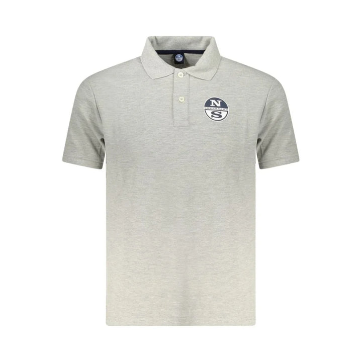 North Sails Grigio Cotton Men Polo
