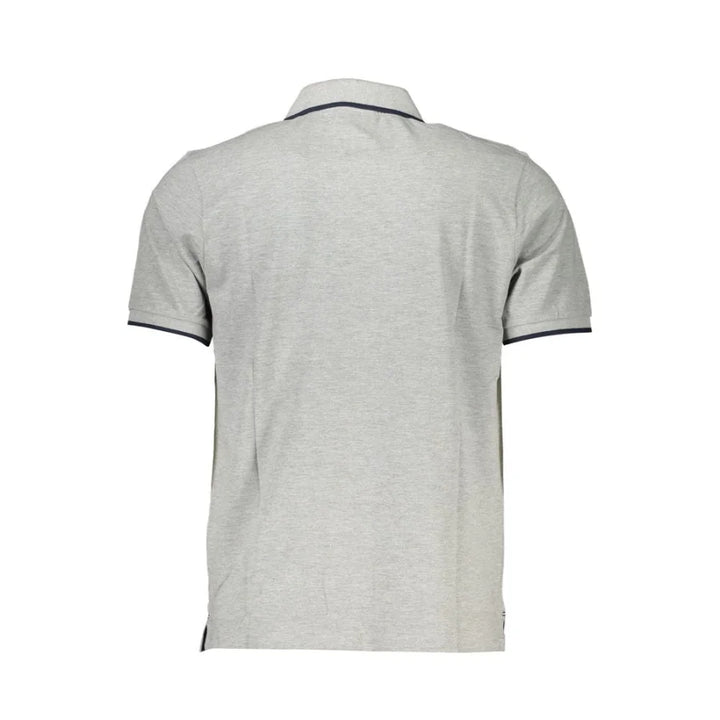 North Sails Grigio Cotton Men Polo Shirt