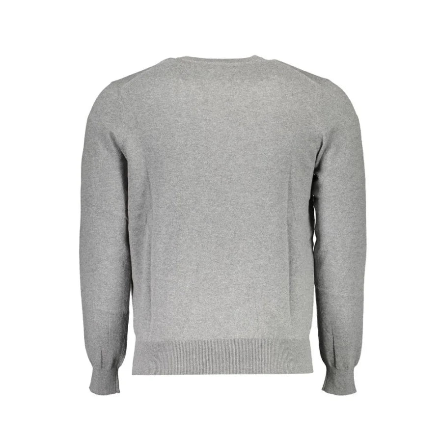 North Sails Grigio Cotton Men Sweater