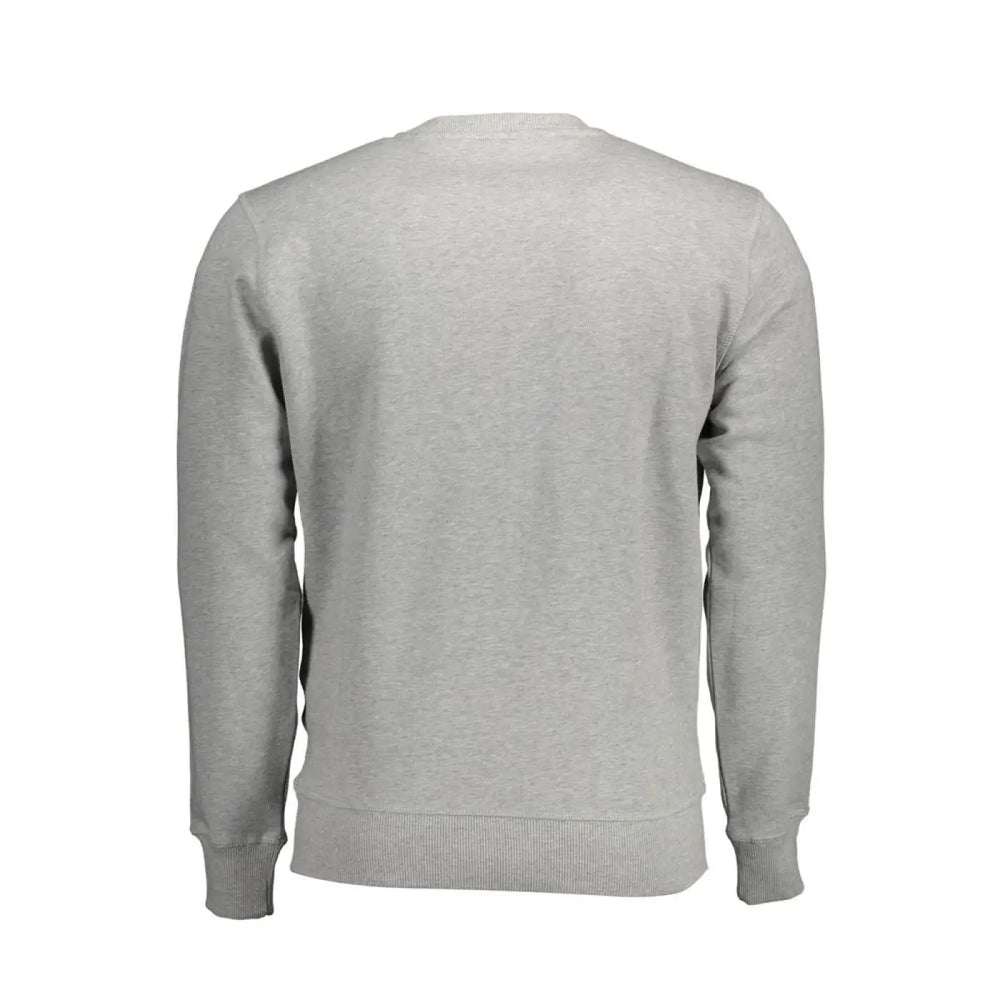 North Sails Grigio Cotton Men Sweatshirt
