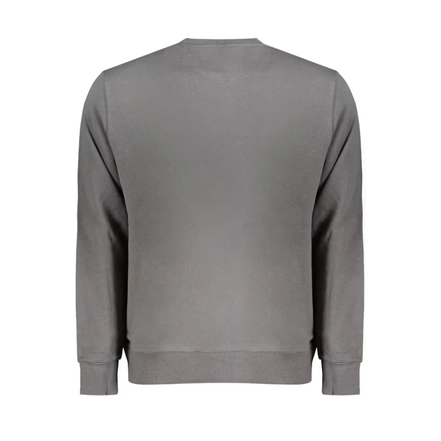 North Sails Grigio Cotton Men Sweatshirt