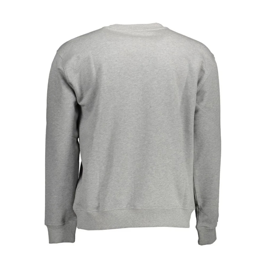 North Sails Grigio Cotton Men Sweatshirt
