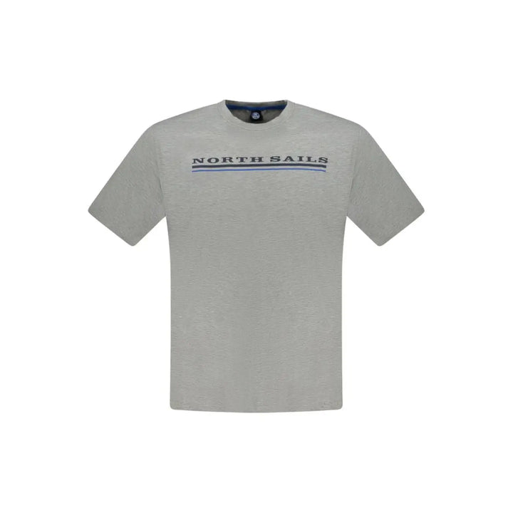 North Sails Grigio Cotton Men T-shirt