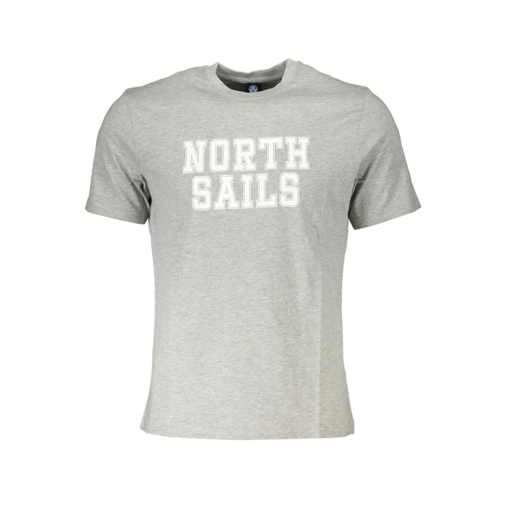 North Sails Grigio Cotton Men T-shirt