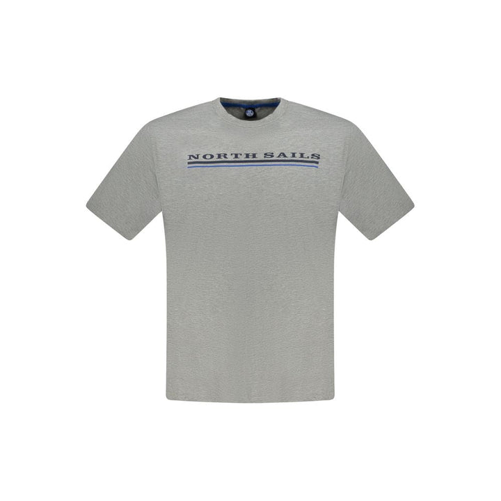 North Sails Grigio Cotton Men T-shirt