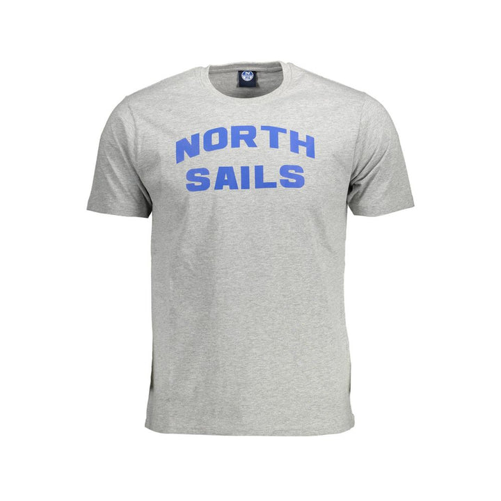 North Sails Grigio Cotton Men T-shirt