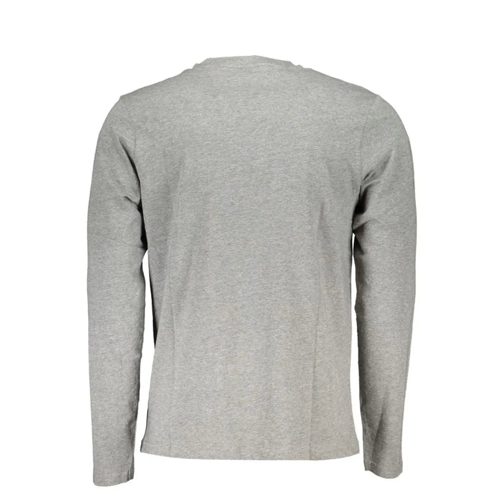 North Sails Grigio Cotton Men T-Shirt