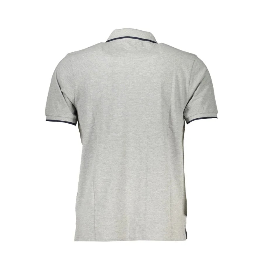 North Sails Grigio Cotton Mens Polo Shirt
