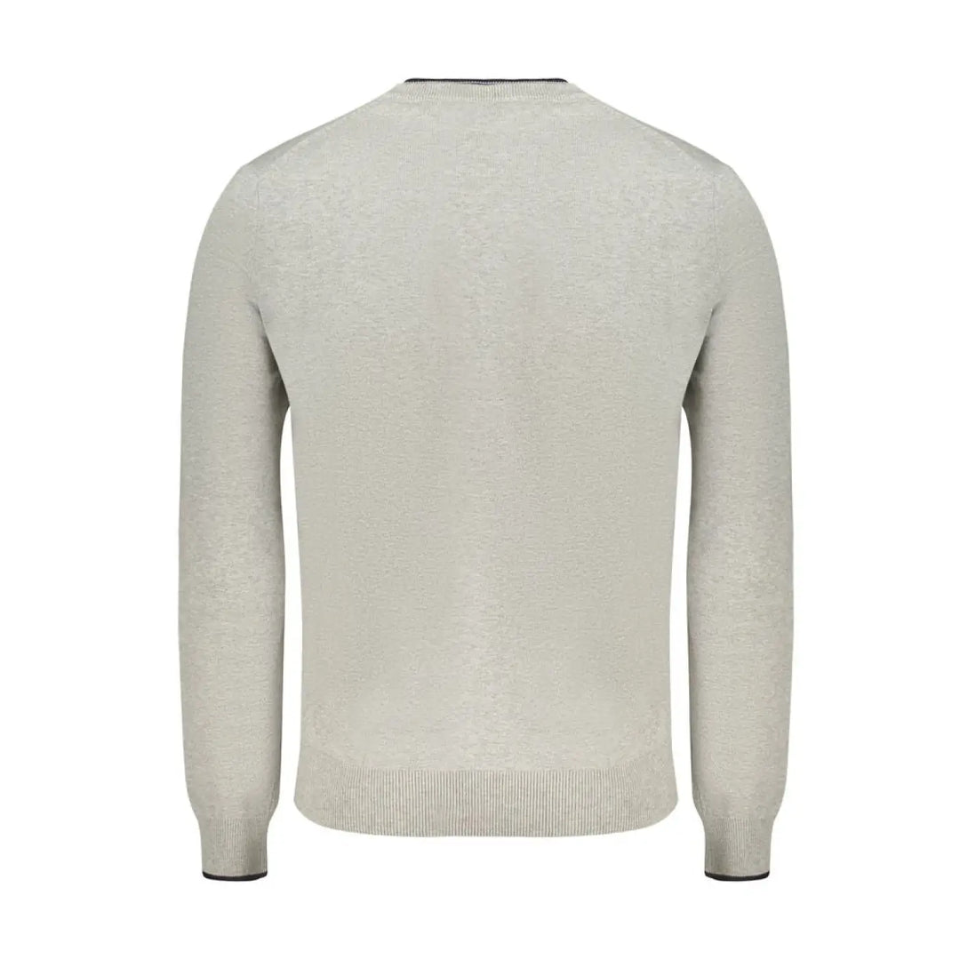 North Sails Grigio Cotton Mens Sweater