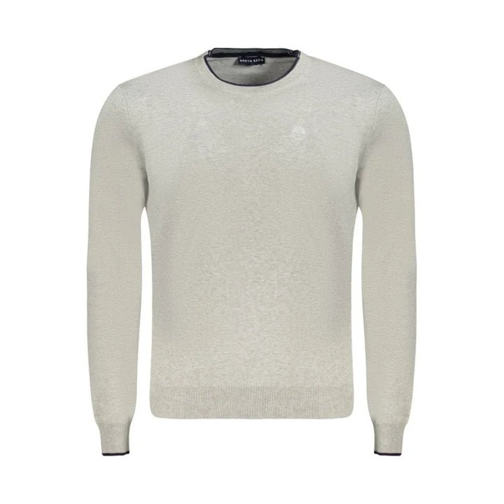 North Sails Grigio Cotton Mens Sweater