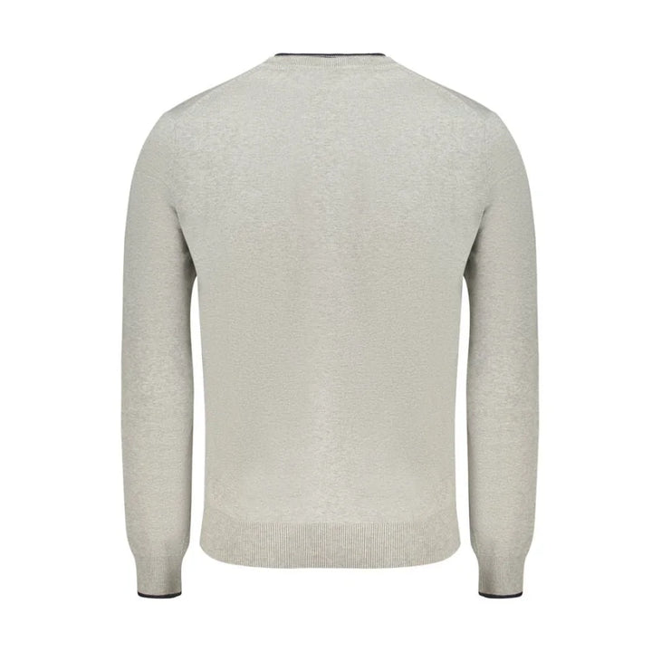 North Sails Grigio Cotton Mens Sweater