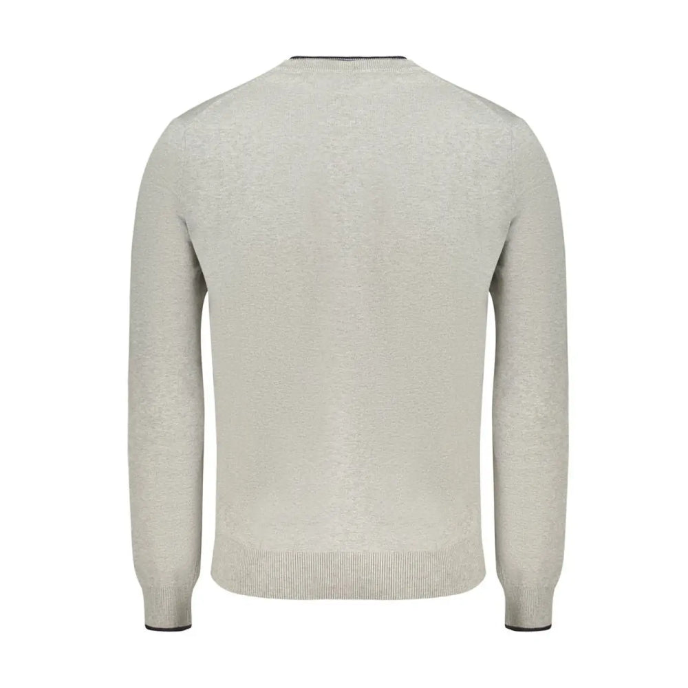North Sails Grigio Cotton Mens Sweater