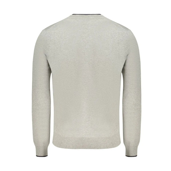 North Sails Grigio Cotton Mens Sweater