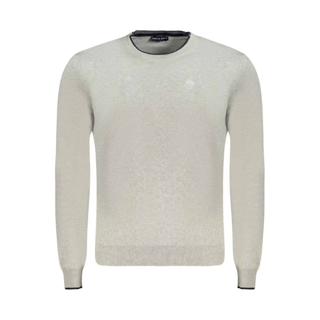 North Sails Grigio Cotton Mens Sweater