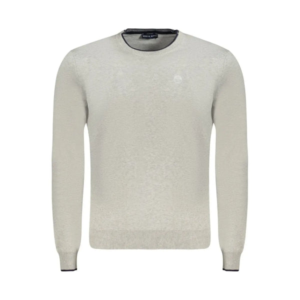 North Sails Grigio Cotton Mens Sweater