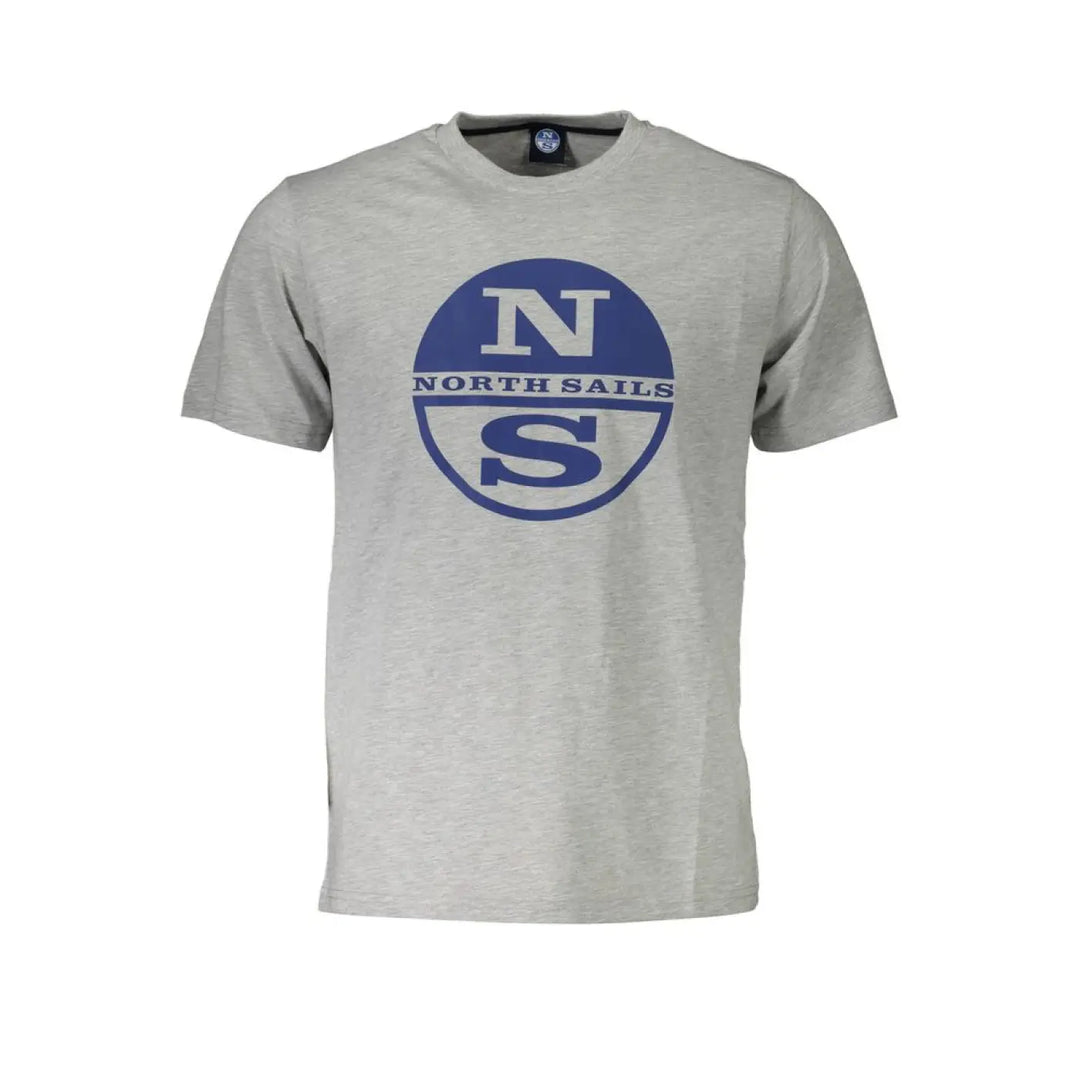 North Sails Grigio Cotton Mens T-shirt