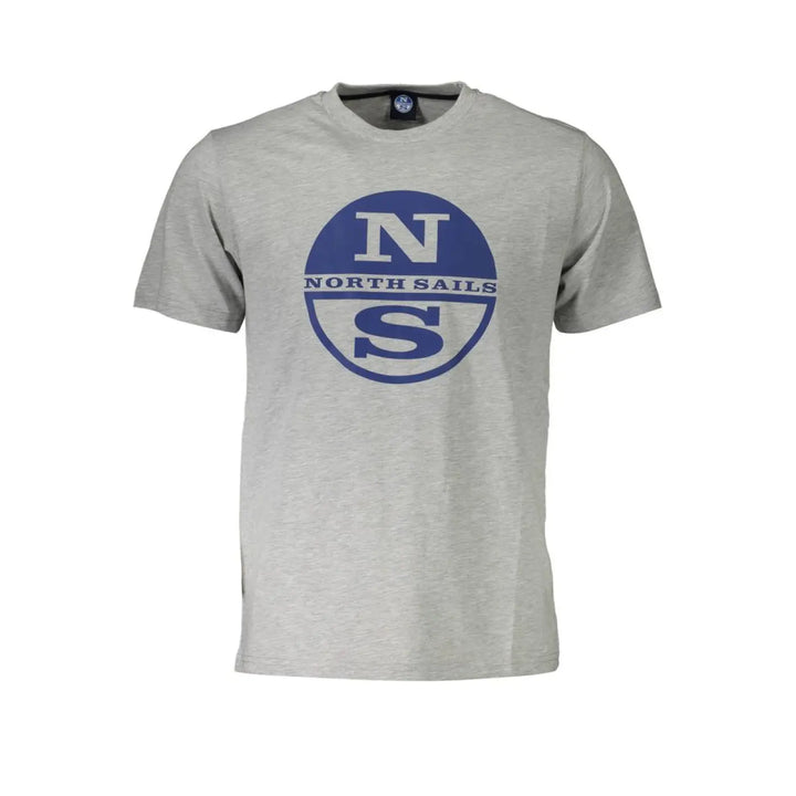North Sails Grigio Cotton Mens T-shirt