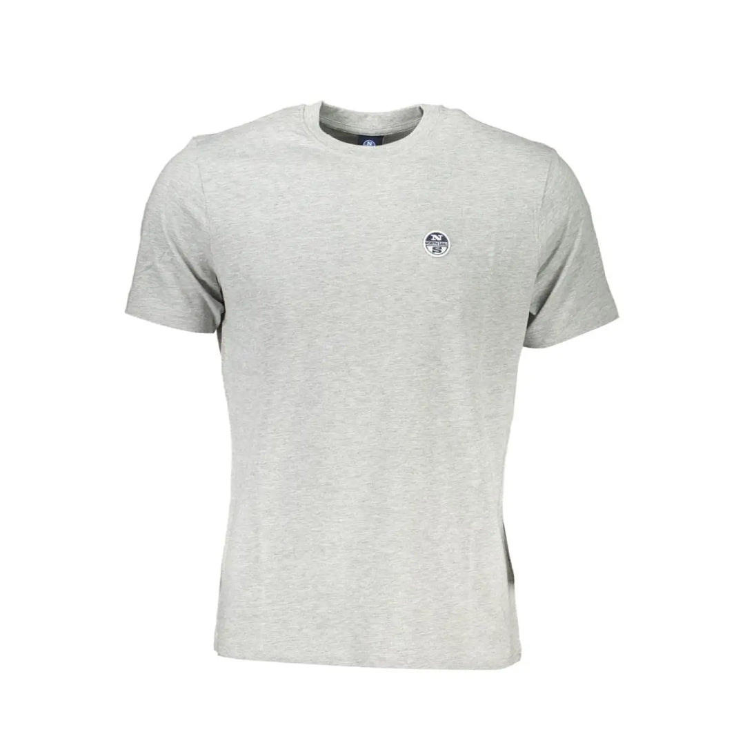 North Sails Grigio Cotton Mens T-shirt