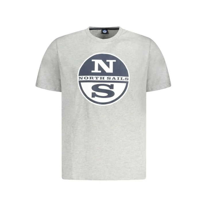 North Sails Grigio Cotton Mens T-shirt