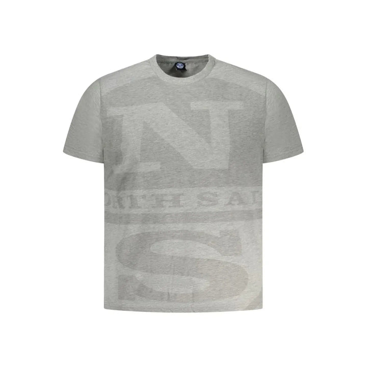 North Sails Grigio Cotton Mens T-shirt
