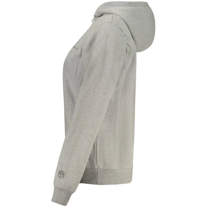 North Sails Grigio Cotton Women Hoodie