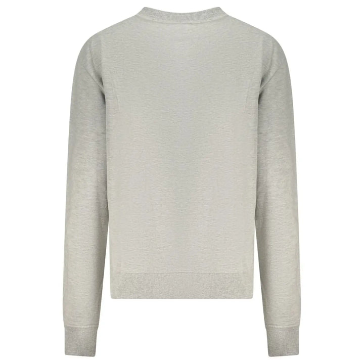 North Sails Grigio Cotton Women Sweatshirt